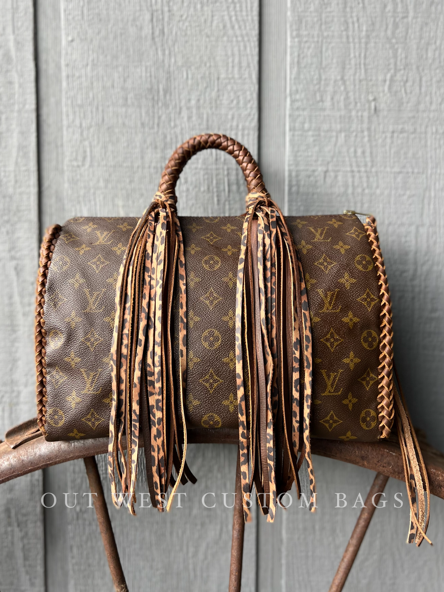 Fringed Louis Vuitton  Louis vuitton handbags speedy, Leather