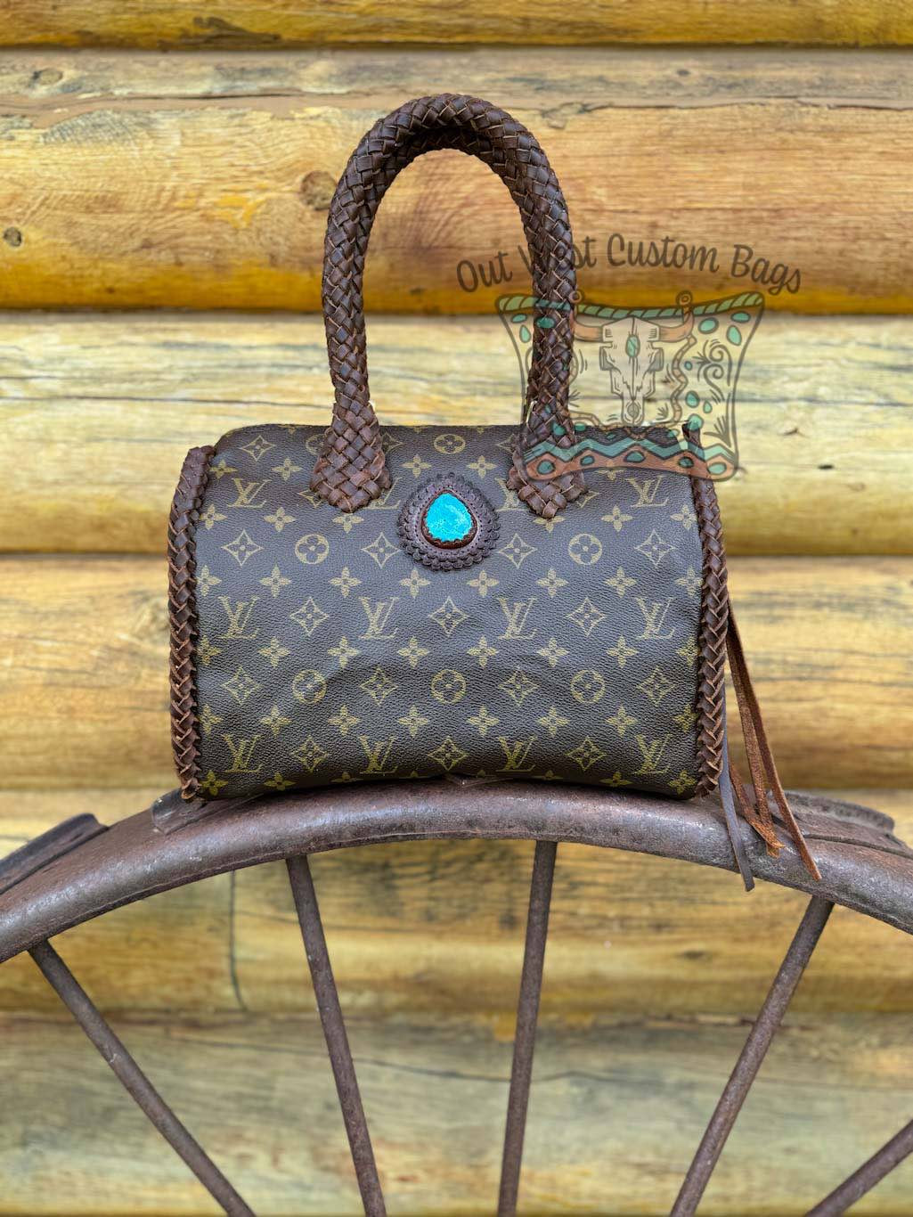 Out West Speedy 30 Fringeless Turquoise Concho Revamp