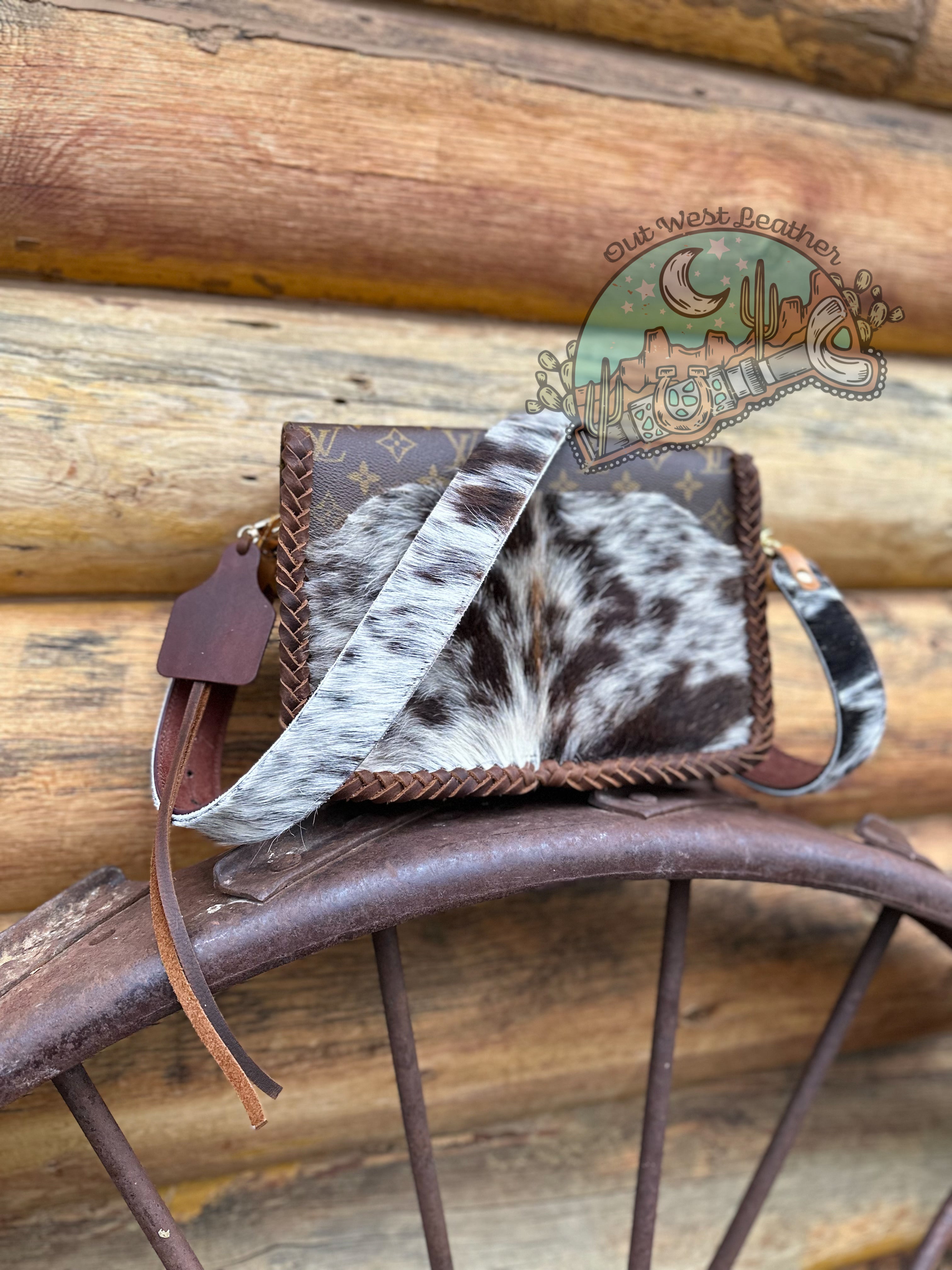 Out West Cartouchiere GM and Cowhide Leather Crossbody