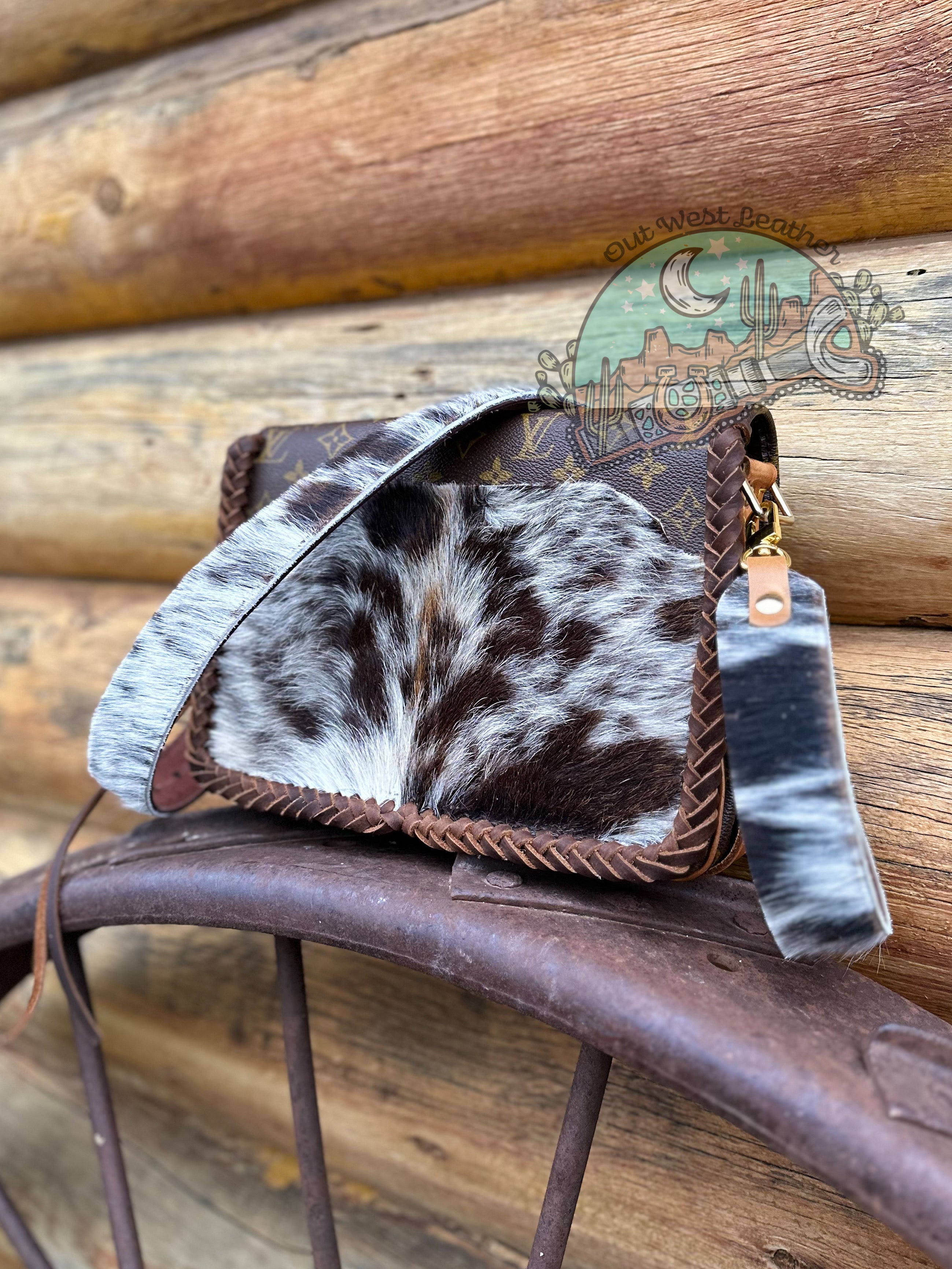 Out West Cartouchiere GM and Cowhide Leather Crossbody