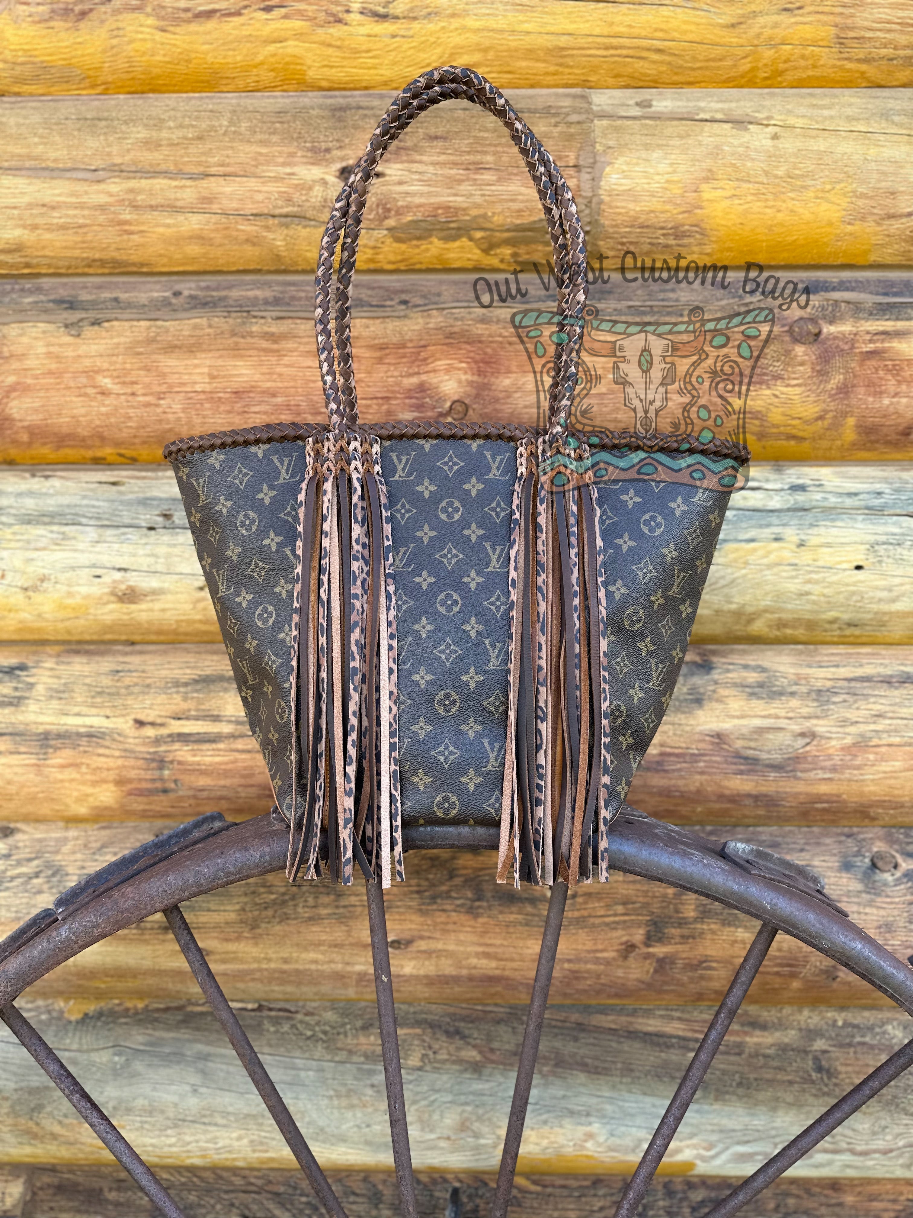 Out West Speedy 30 or 35 Revamped with Leather Braiding and Fringe – Out  West Custom Bags